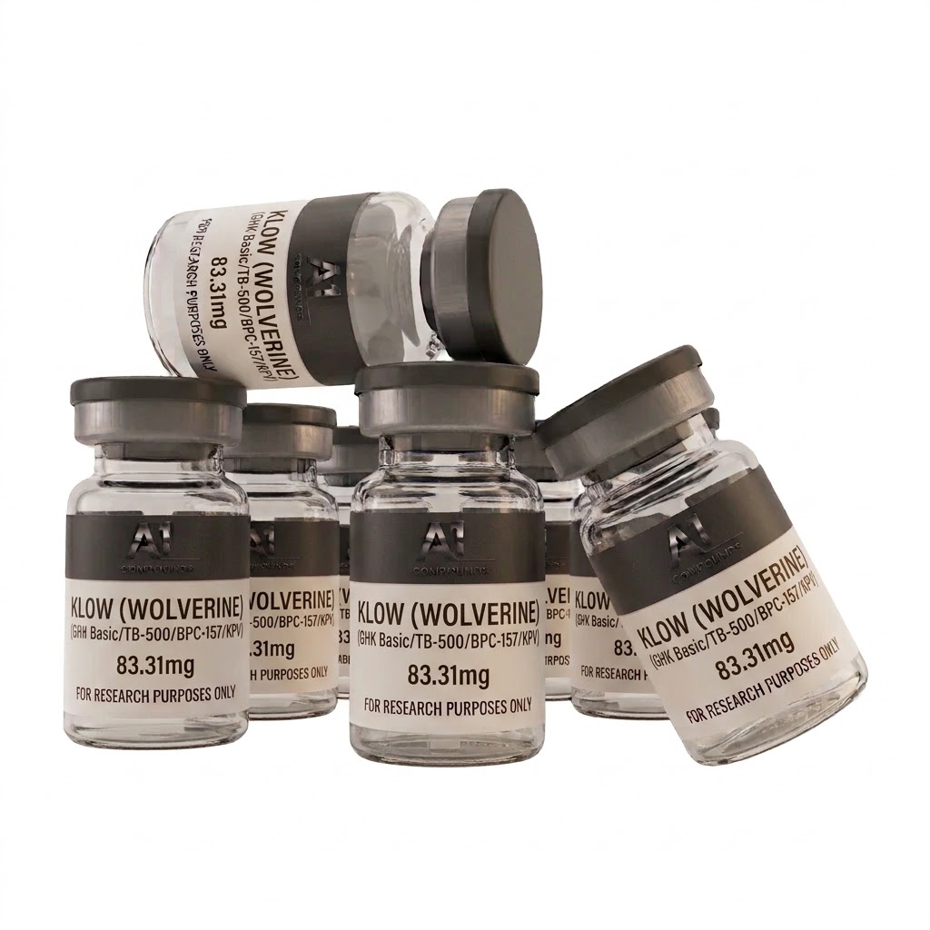 10 VIAL COMBO PACK: KLOW (WOLVERINE) (GHK Basic/TB-500/BPC-157/KPV) – WHITE Color